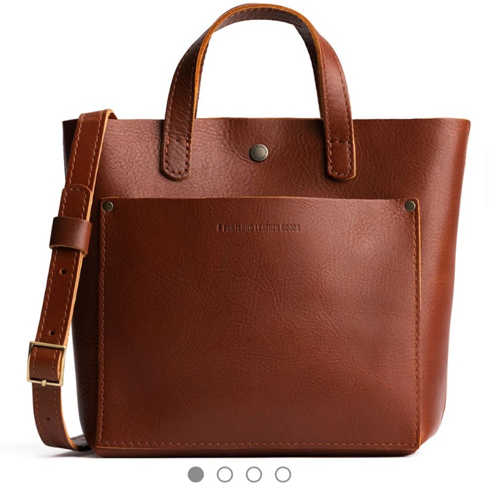 Portland Leather Goods Mini Crossbody Tote
